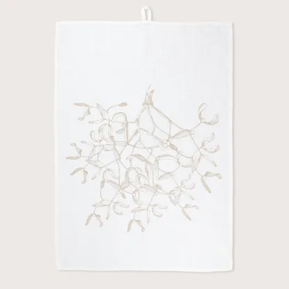 Bild von Geschirrtuch MISTLETOE/w