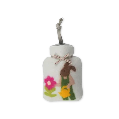 Bild von Hase mit Blume