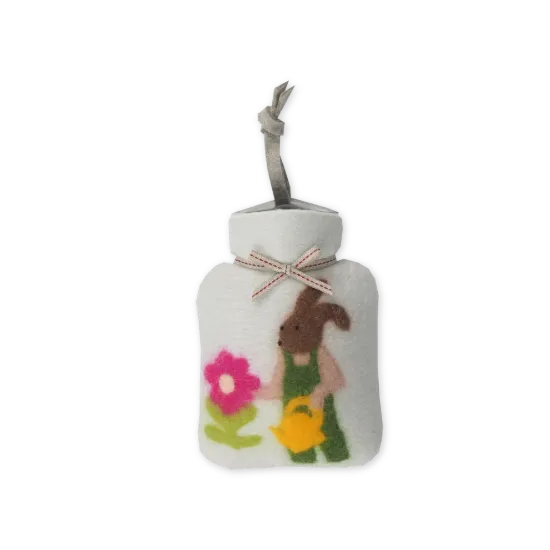 Bild von Hase mit Blume