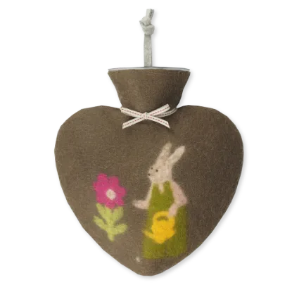 Bild von Hase mit Blume