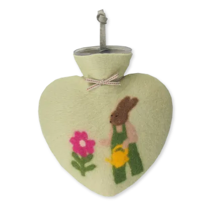 Bild von Hase mit Blume