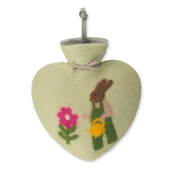 Bild von Hase mit Blume