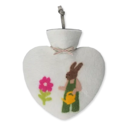 Bild von Hase mit Blume