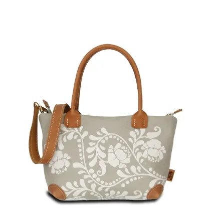 Bild von Hand-Umhängetasche SWANY M - Filz-Leder 25 x 21 x 11 cm