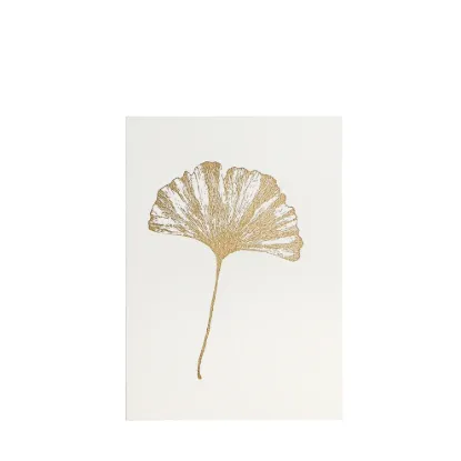 Bild von Grüßkarte CARD-GOLDENGINKGO-DIN-B6