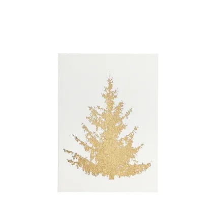 Bild von Grüßkarte CARD-GOLDENFIRTREE-DIN-B6