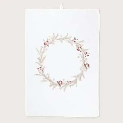 Bild von Geschirrtuch SPRUCEBERRY Weiss